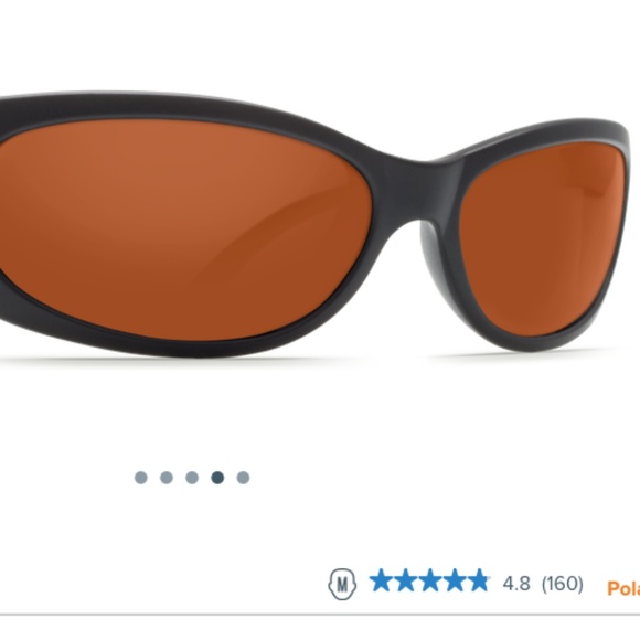Men's Copper Polarized Costa Sunglasses - Picture 2 of 2